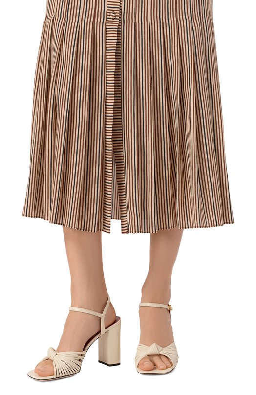 Кожаные босоножки Annet 90 Valentino 8W0S0PJ6/ZIC Кремовый  8W0S0PJ6/ZIC Фото 2