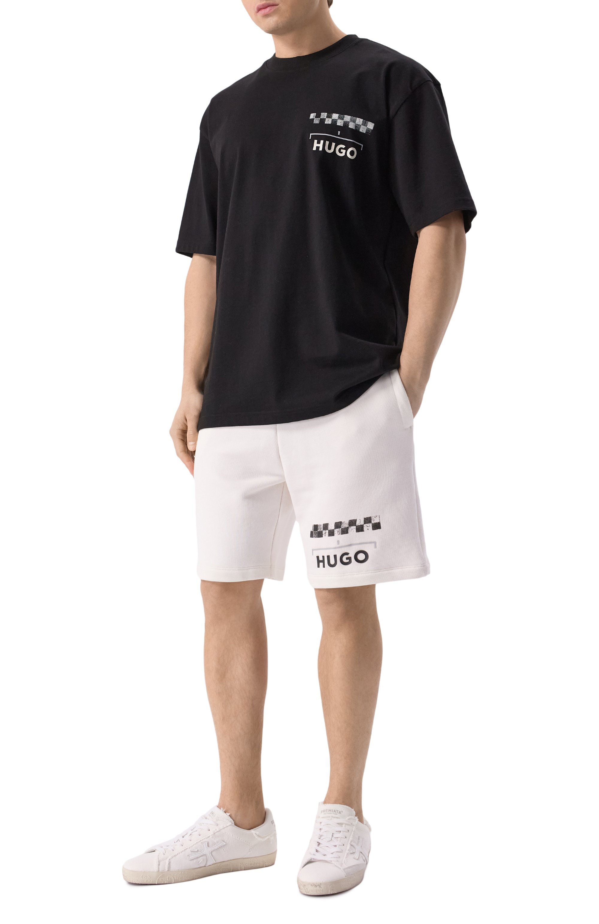 Хлопковые шорты HUGO, арт. 50531759, фото 2