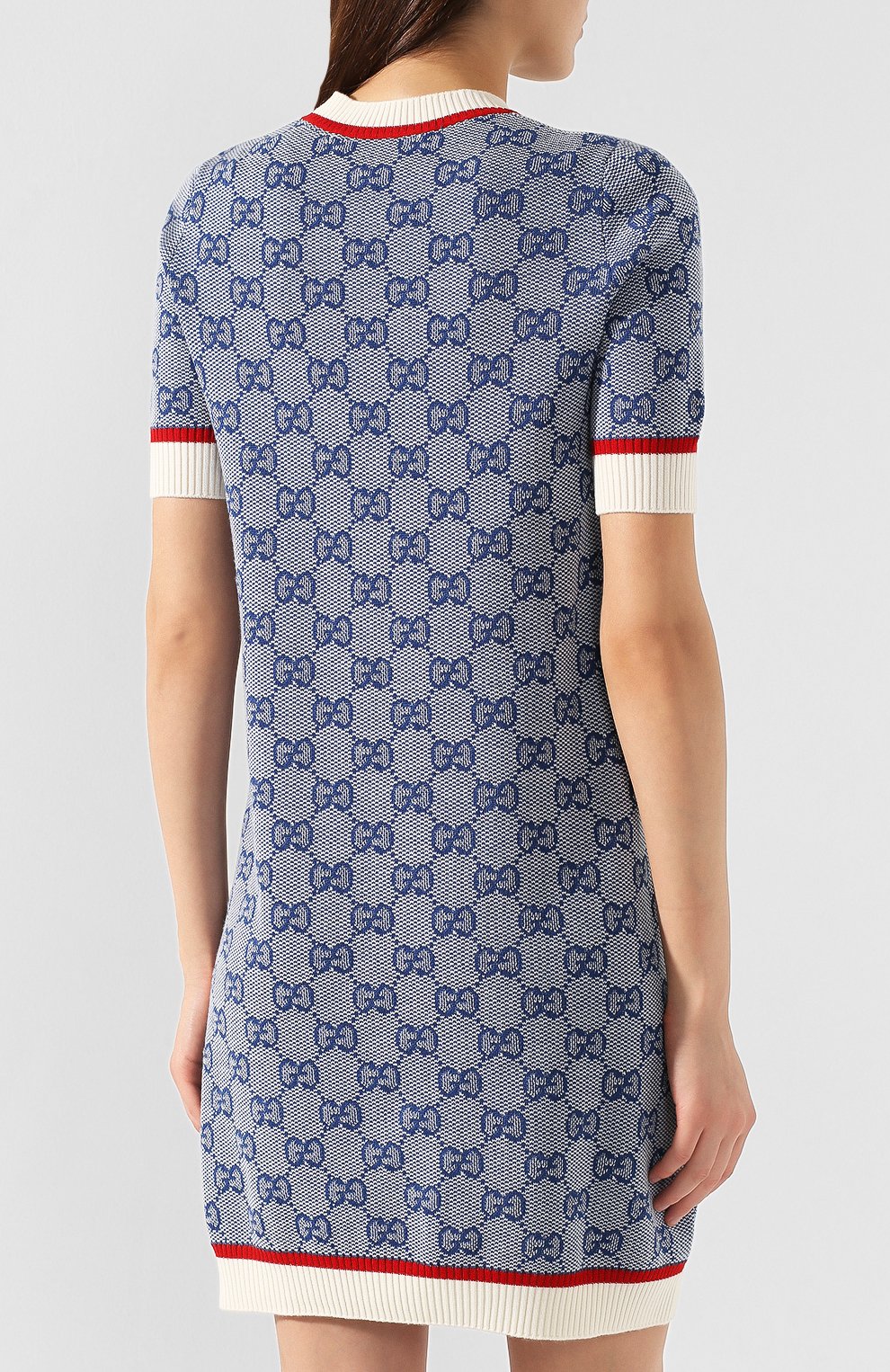 Платье из смеси шерсти и хлопка GUCCI, арт. 579787/XKARI, фото 4