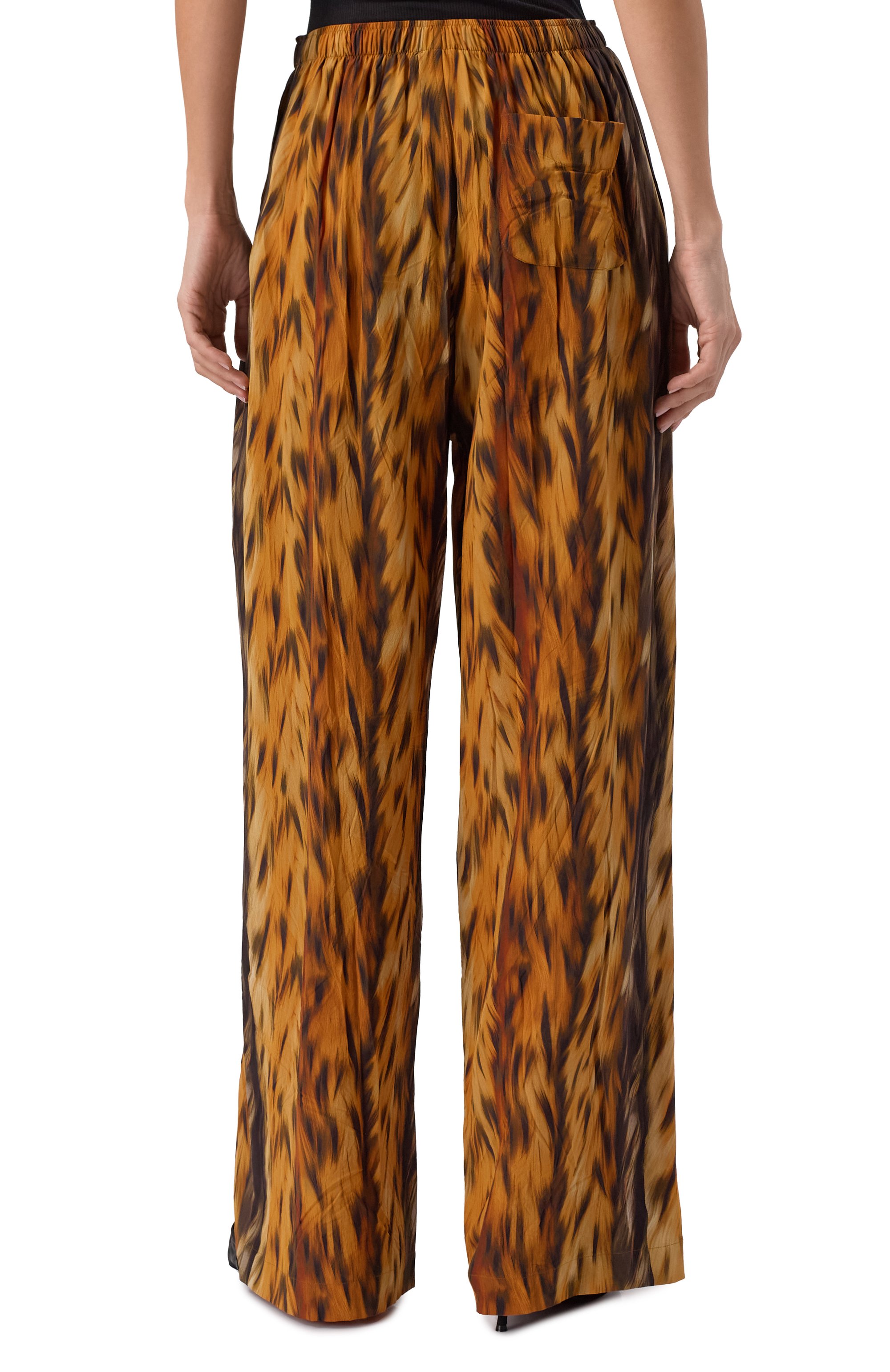 Шелковые брюки BALENCIAGA, арт. 681822/TRLD5, фото 4