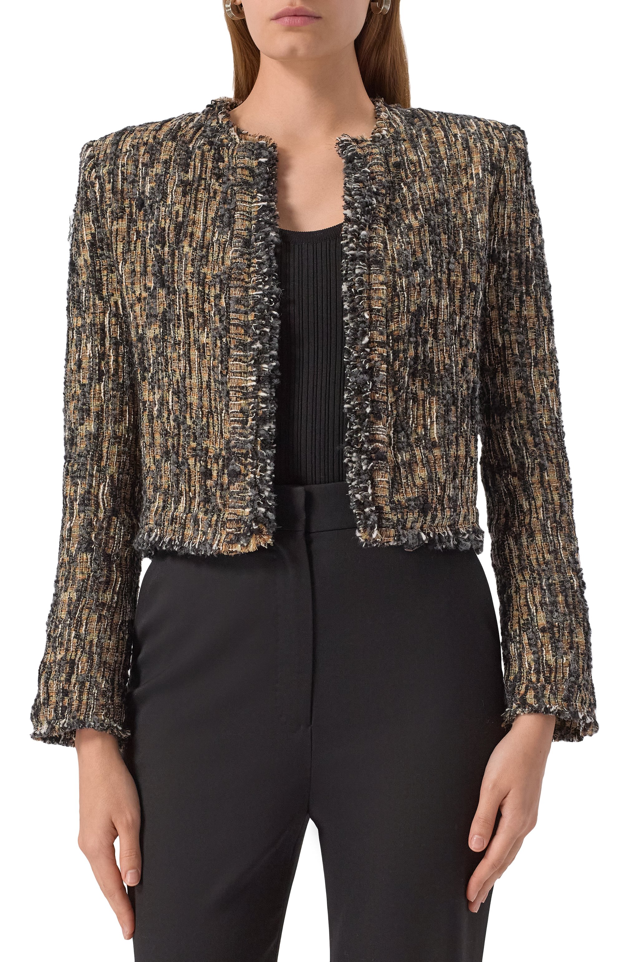 Твидовый жакет IRO, арт. WP07CARLIA, фото 3