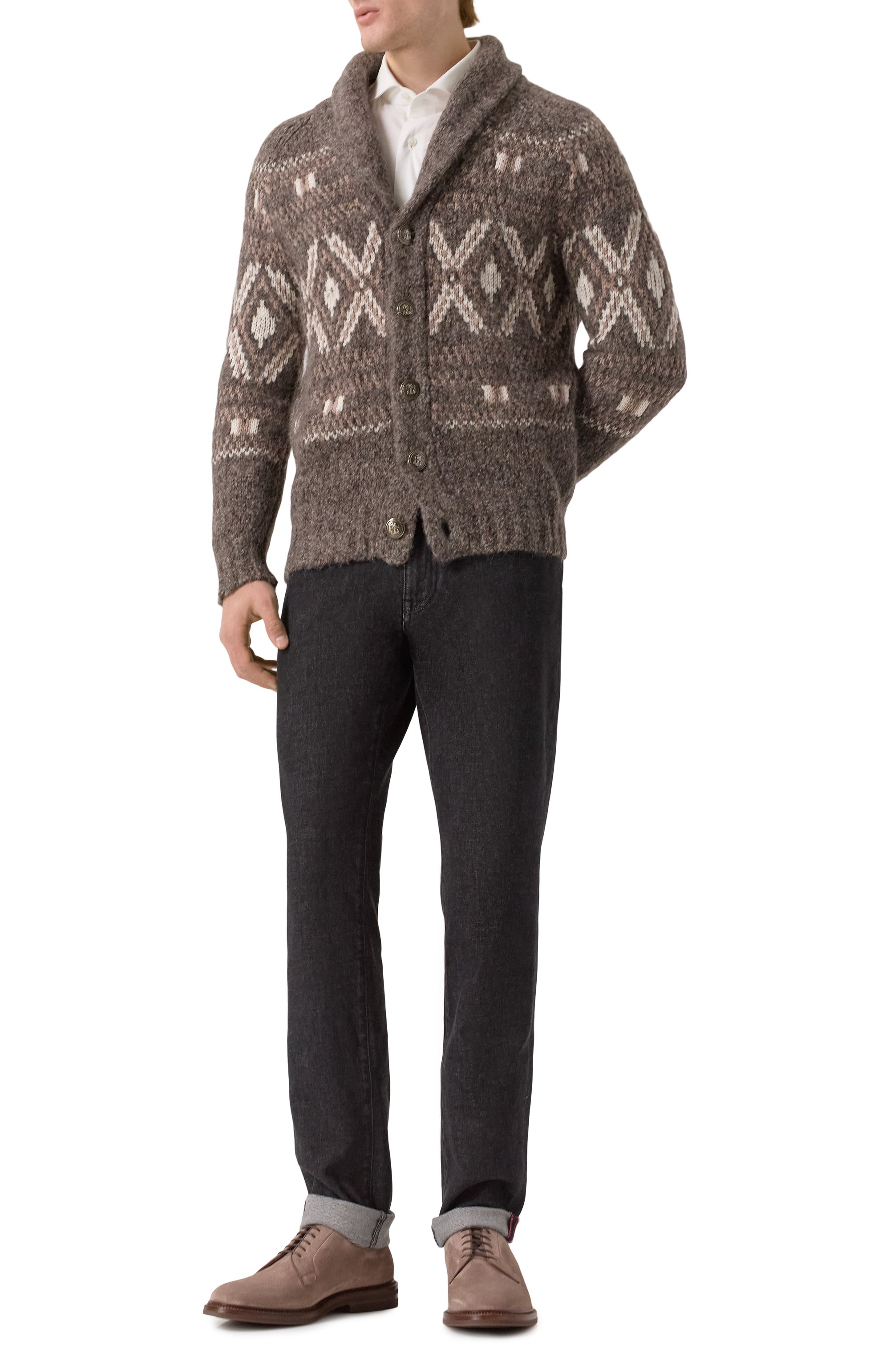 Шерстяной кардиган BRUNELLO CUCINELLI, арт. M2B301716, фото 2