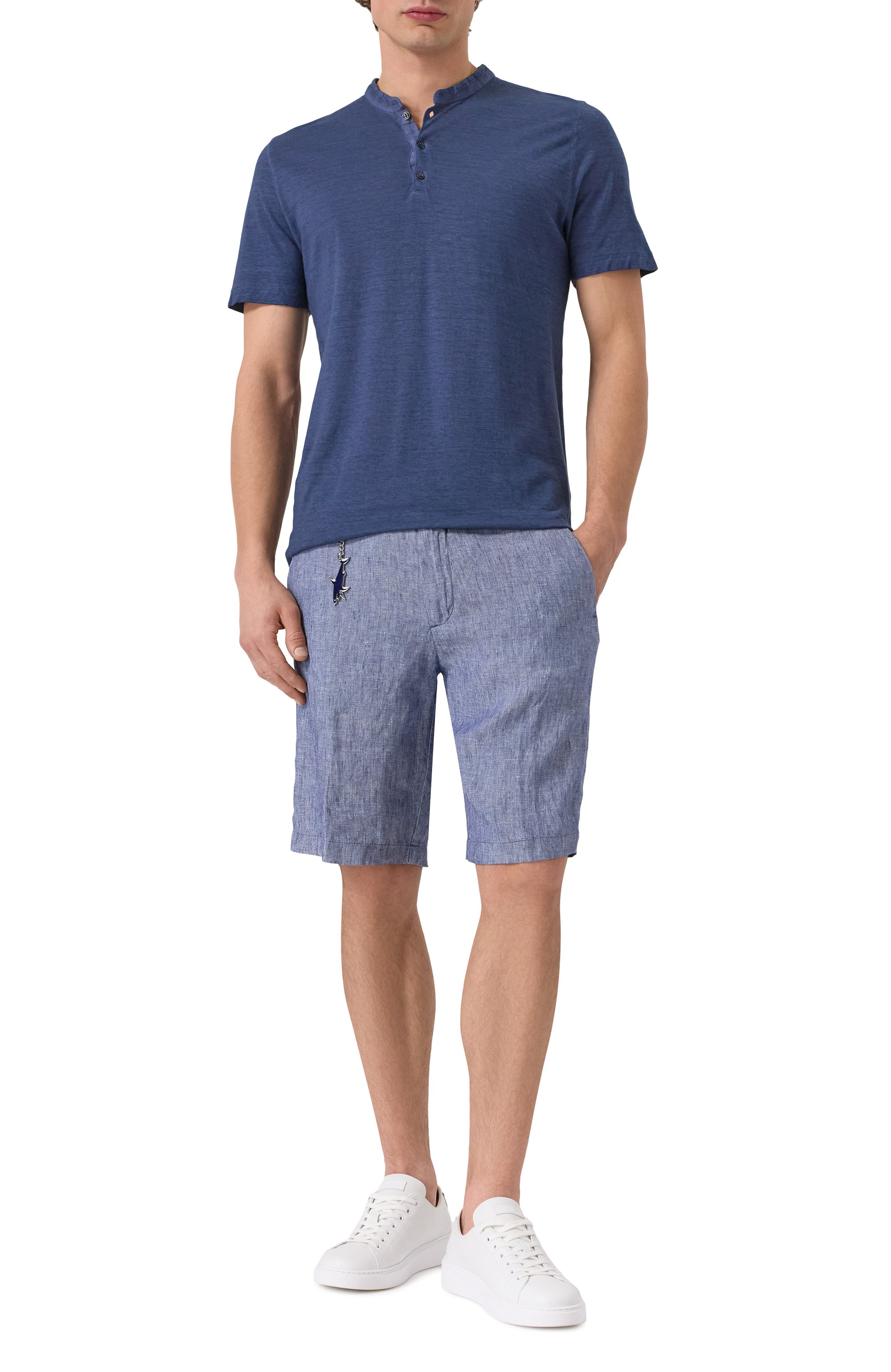 Льняные шорты PAUL&SHARK, арт. 25414042, фото 2