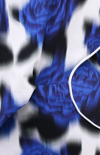 Хлопковое платье KENZO синего цвета по цене 35350 руб., арт. FB52WR0584SI, фото 5 Хлопковое платье KENZO, арт. FB52WR0584SI, фото 5