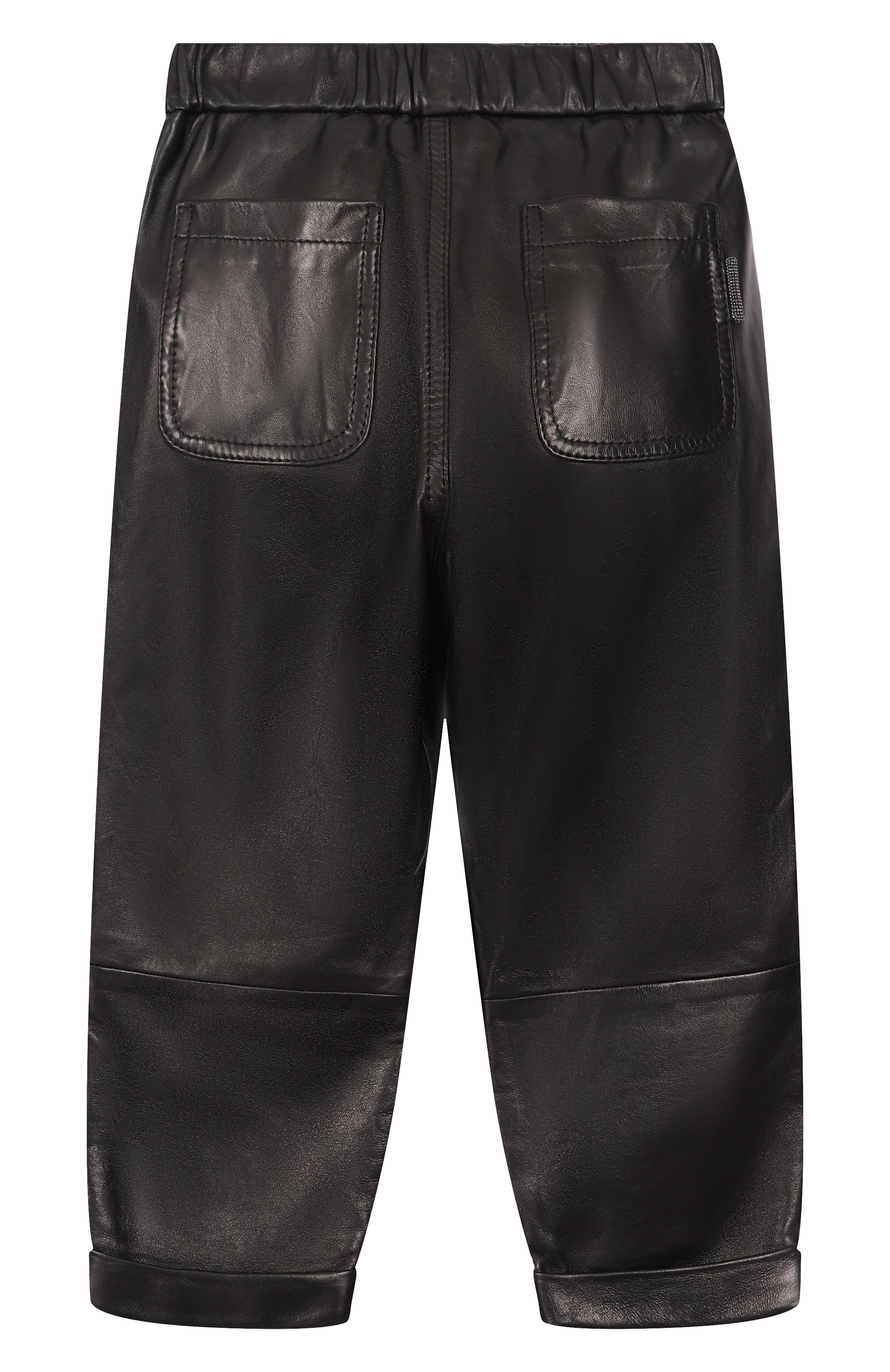 Кожаные брюки BRUNELLO CUCINELLI, арт. BPNGIP223A, фото 2