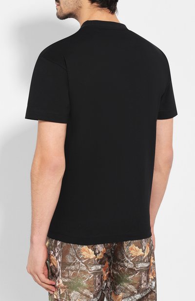 Хлопковая футболка PALM ANGELS, арт. PMAA001F194130401028, фото 4