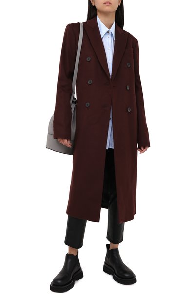 Рубашка из хлопка и шелка BURBERRY, арт. 8032214, фото 2