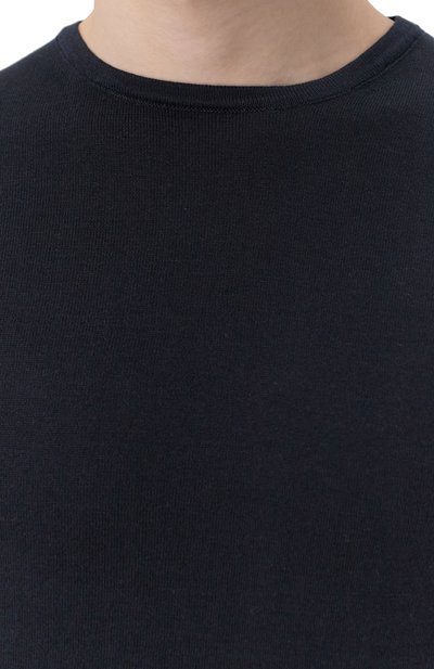 Хлопковый джемпер DANIELE FIESOLI темно-синего цвета по цене 15350 руб., арт. DF0326, фото 5 Хлопковый джемпер DANIELE FIESOLI, арт. DF0326, фото 5