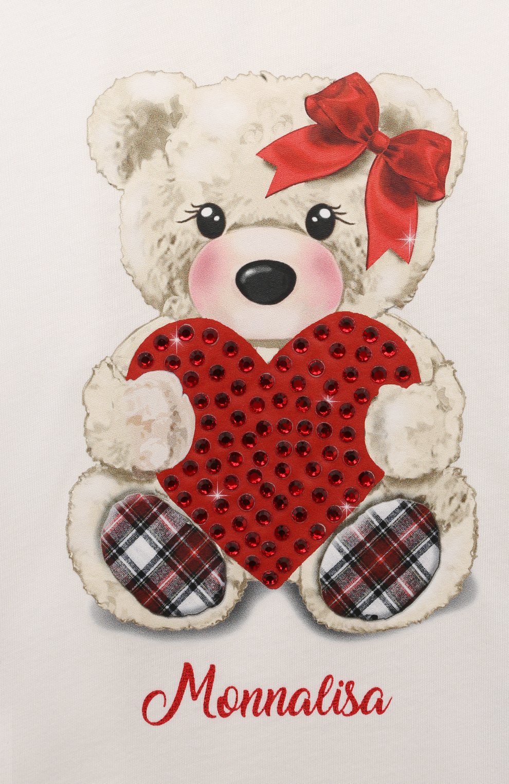 Хлопковый лонгслив MONNALISA, арт. 39D626., фото 3