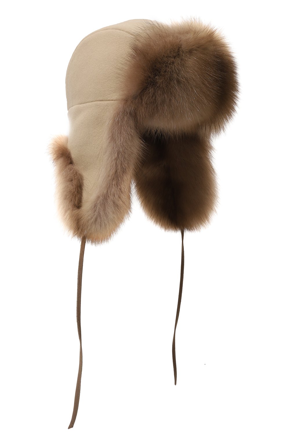 Шапка-ушанка сандра с отделкой из меха соболя FURLAND, арт. 0139612610009100028, фото 1