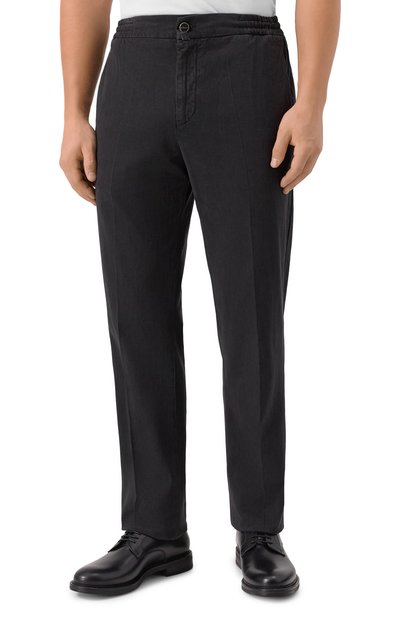 Брюки из лиоцелла и хлопка KITON, арт. UPLACRK0106H22, фото 3