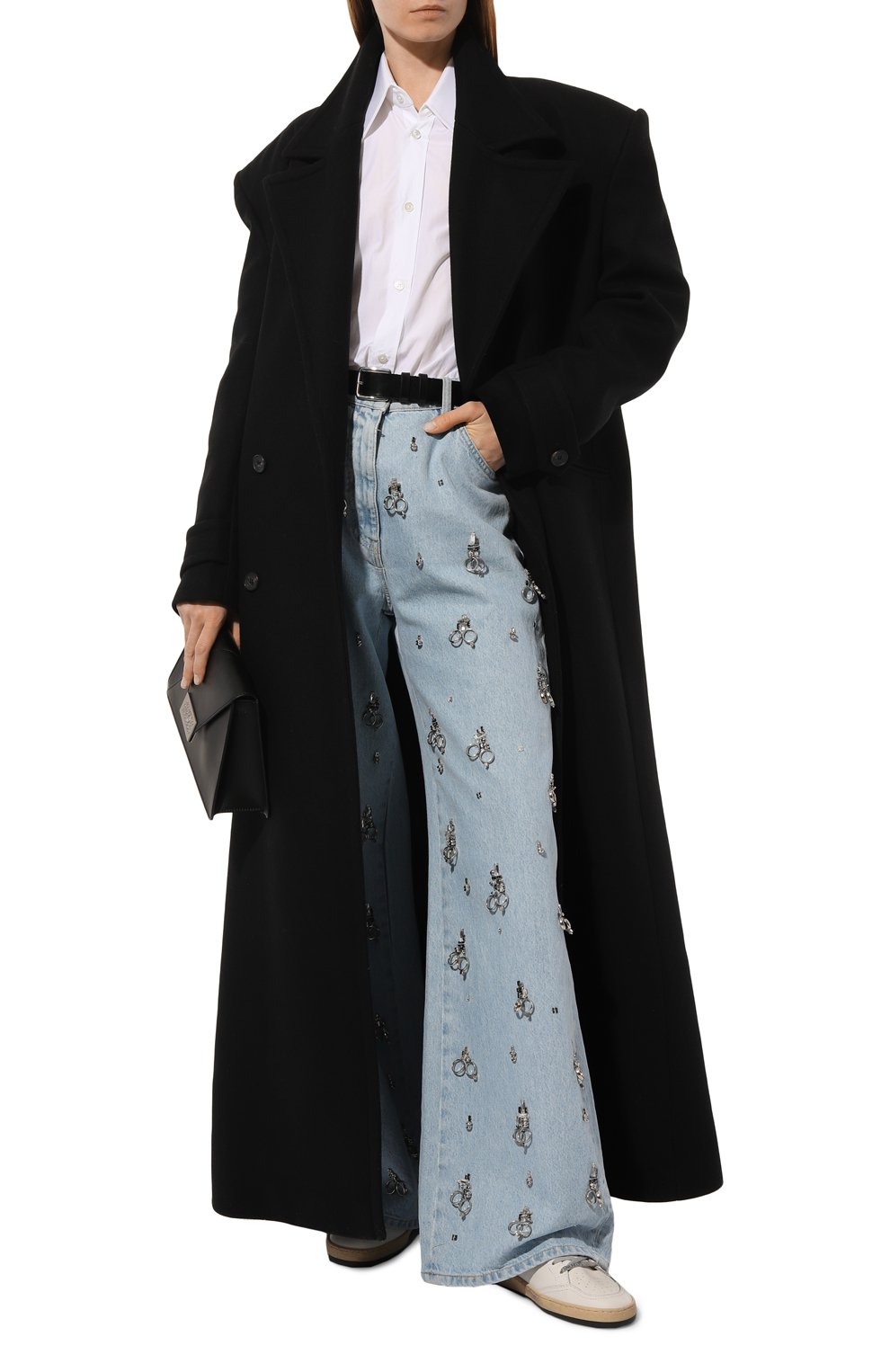 Кожаные кеды ball star GOLDEN GOOSE DELUXE BRAND белого цвета по цене 57950 руб., арт. GWF00117.F000783, фото 2 Кожаные кеды ball star GOLDEN GOOSE DELUXE BRAND, арт. GWF00117.F000783, фото 2