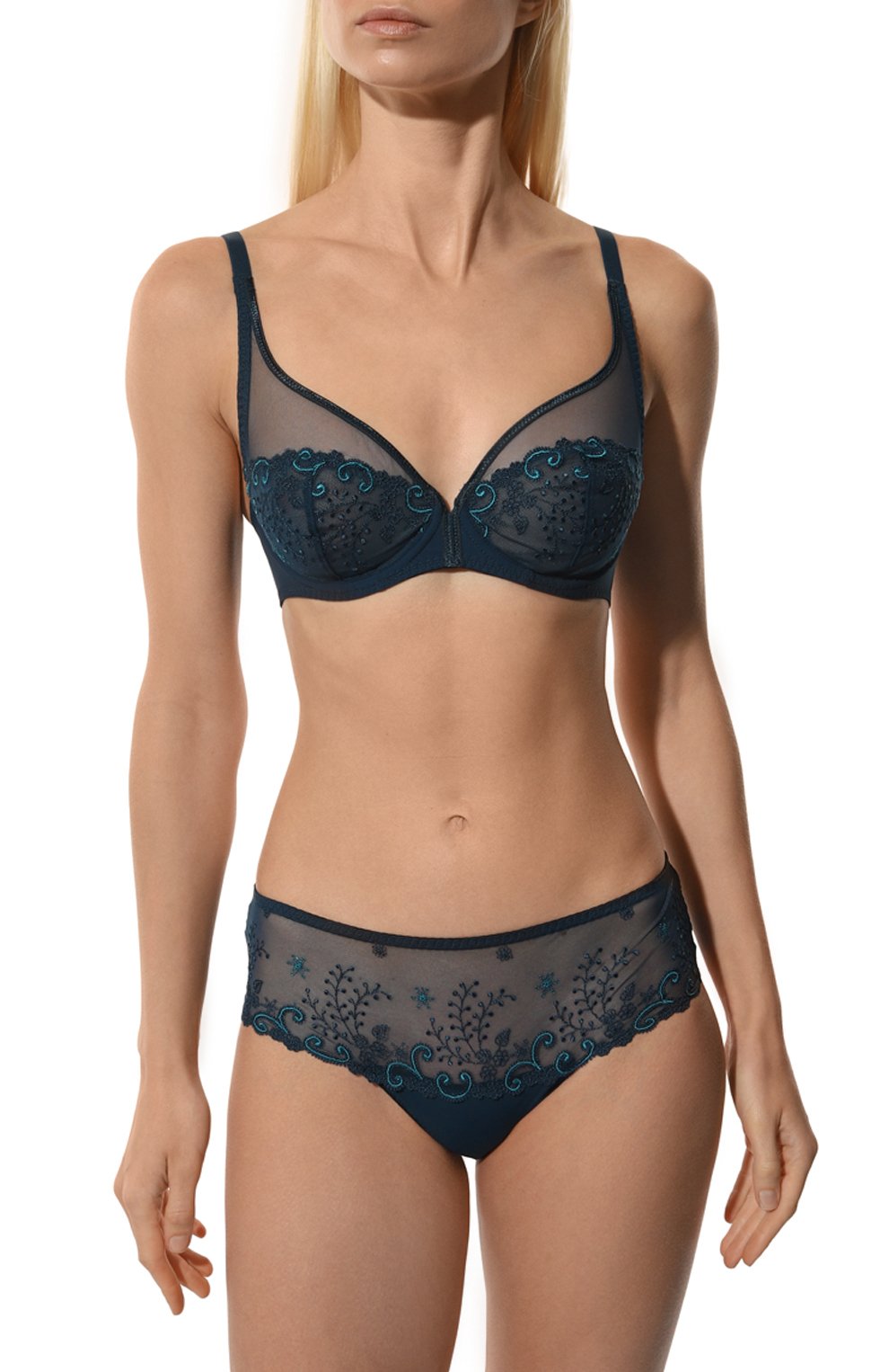 Бюстгальтер SIMONE PERELE синего цвета по цене 17190 руб., арт. 12X319, фото 2 Бюстгальтер SIMONE PERELE, арт. 12X319, фото 2