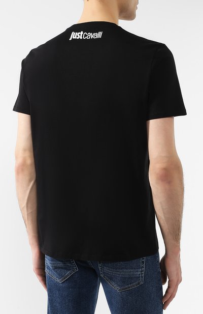 Хлопковая футболка JUST CAVALLI, арт. S03GC0510/N20663, фото 4
