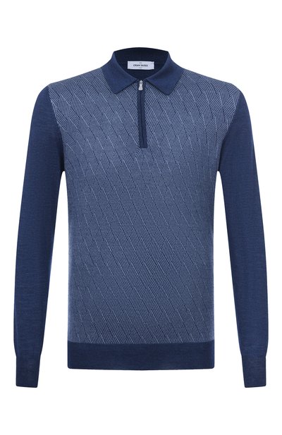 Мужская поло из шерсти и шелка GRAN SASSO, арт. 57137/13126