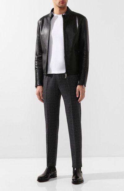 Кожаная куртка EMPORIO ARMANI, арт. 41R36P/41P37, фото 2