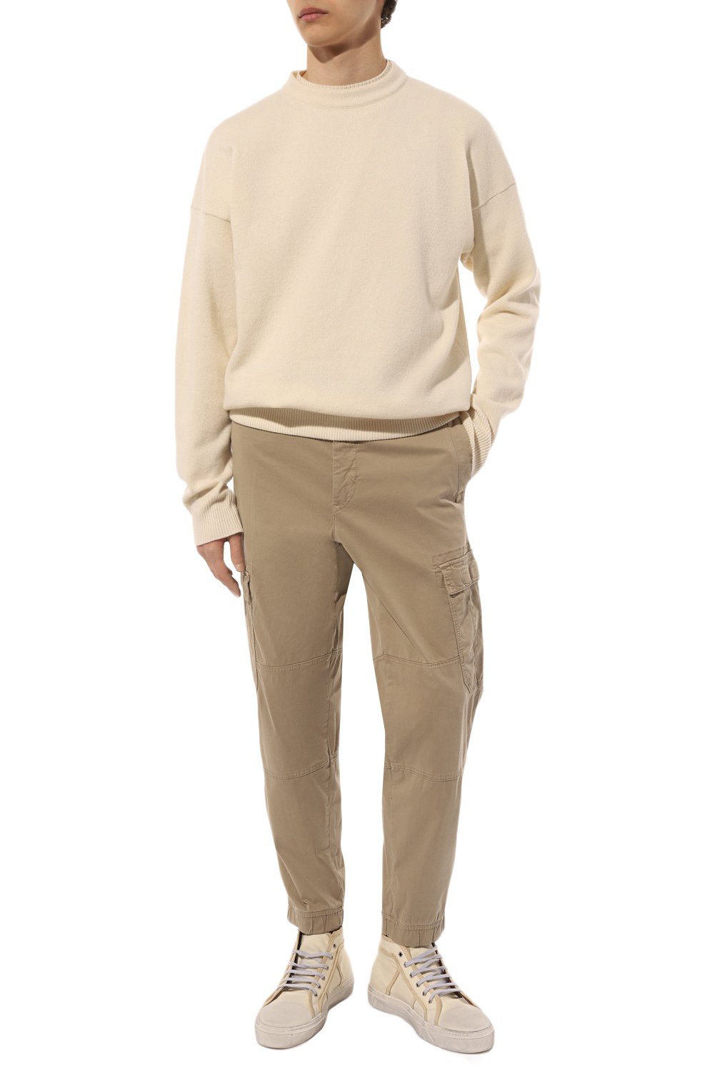 Хлопковые брюки BOSS ORANGE, арт. 50489111, фото 2