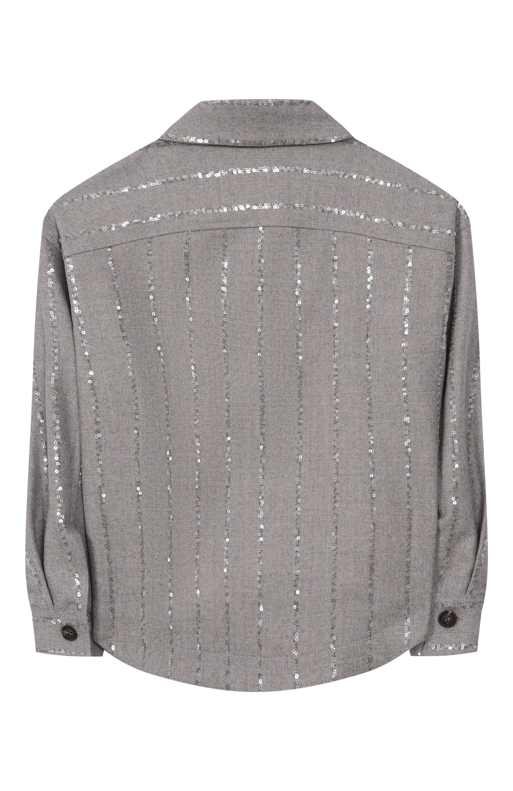 Шерстяная рубашка BRUNELLO CUCINELLI, арт. BB122S004A, фото 2