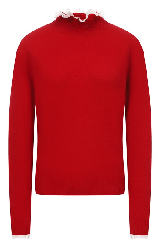 Шерстяной пуловер OLOLOL OLKN033/600/BASE Красный OLKN033/600/BASE