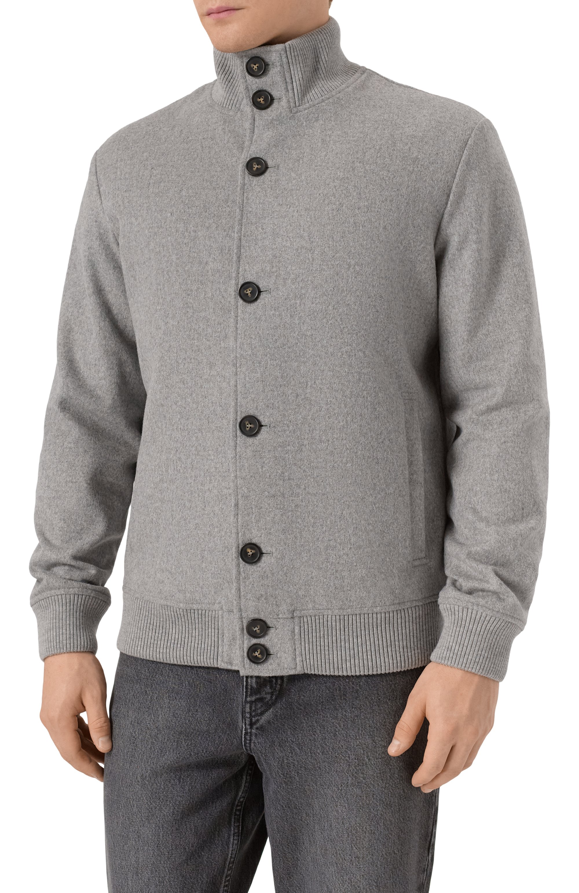 Шерстяной бомбер 12 STOREEZ, арт. 128572, фото 3