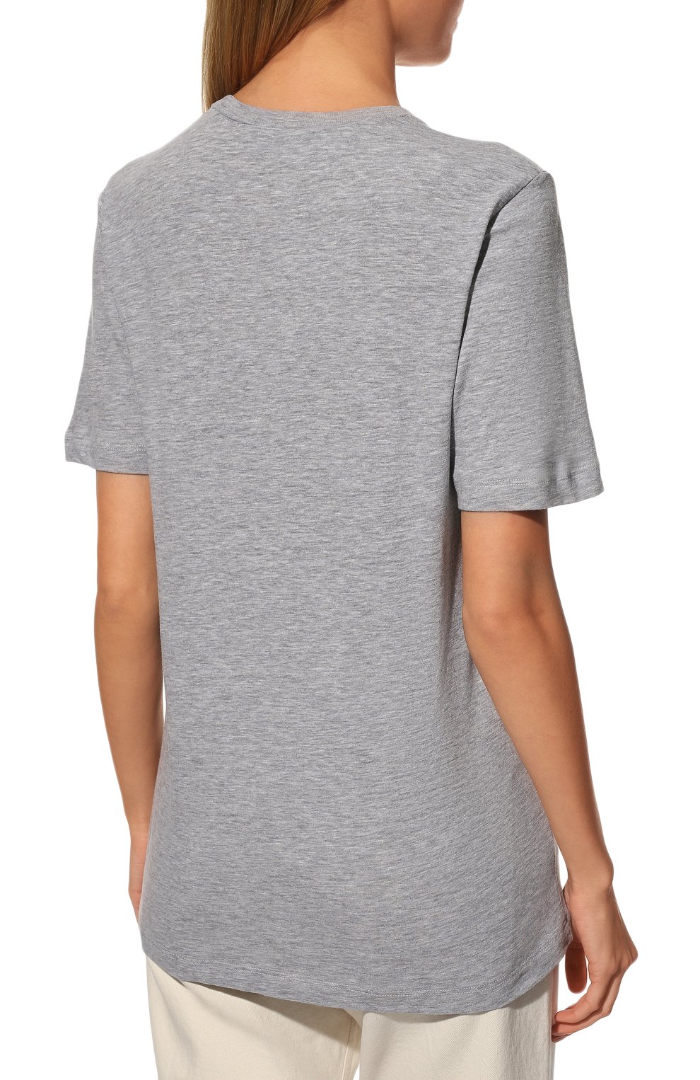 Футболка из хлопка и вискозы DSQUARED2 серого цвета по цене 22550 руб., арт. S80GC0043/S22146, фото 4 Футболка из хлопка и вискозы DSQUARED2, арт. S80GC0043/S22146, фото 4