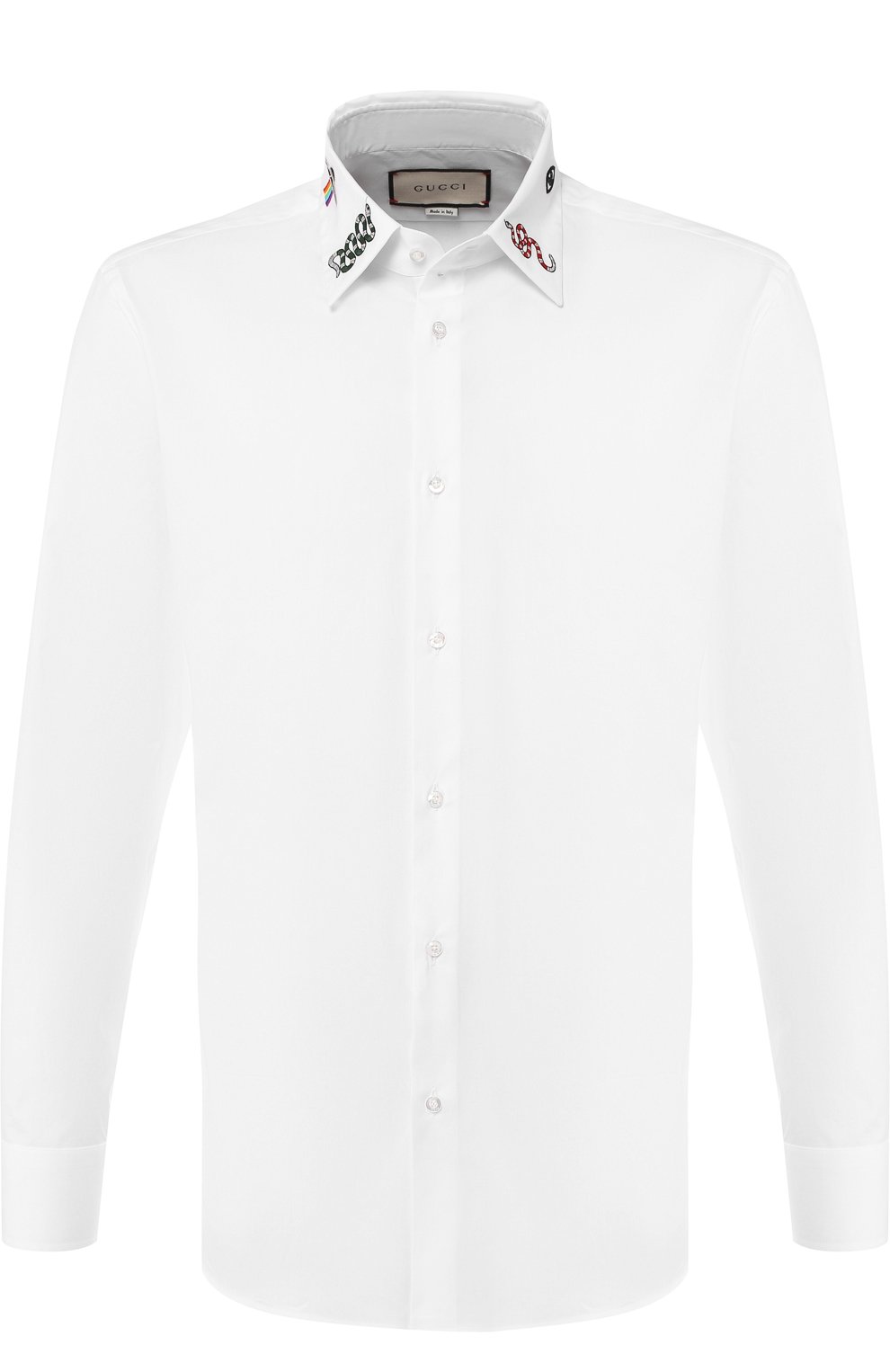 Хлопковая рубашка с воротником кент GUCCI, арт. 523500/Z341L, фото 1