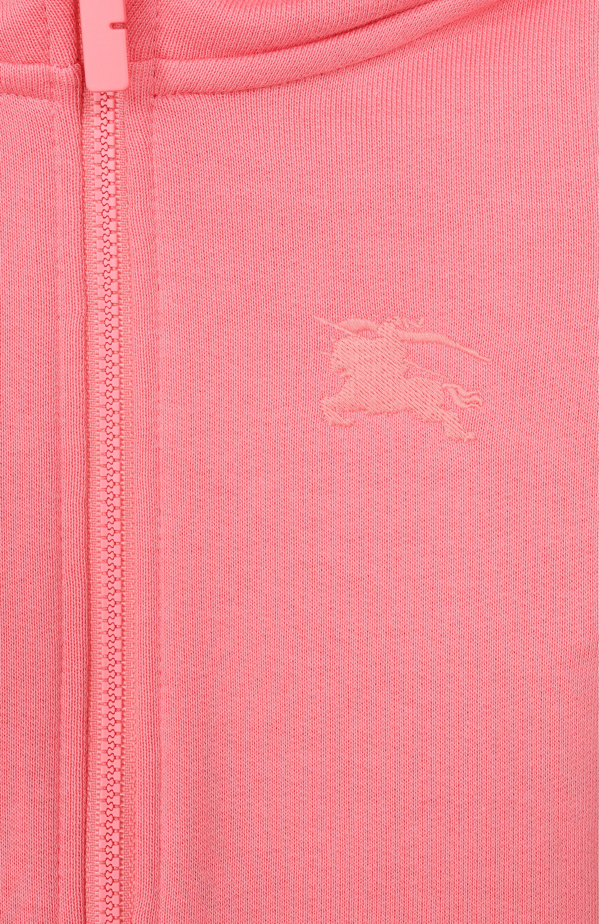 Хлопковый кардиган BURBERRY розового цвета по цене 39950 руб., арт. 8121275, фото 3 Хлопковый кардиган BURBERRY, арт. 8121275, фото 3