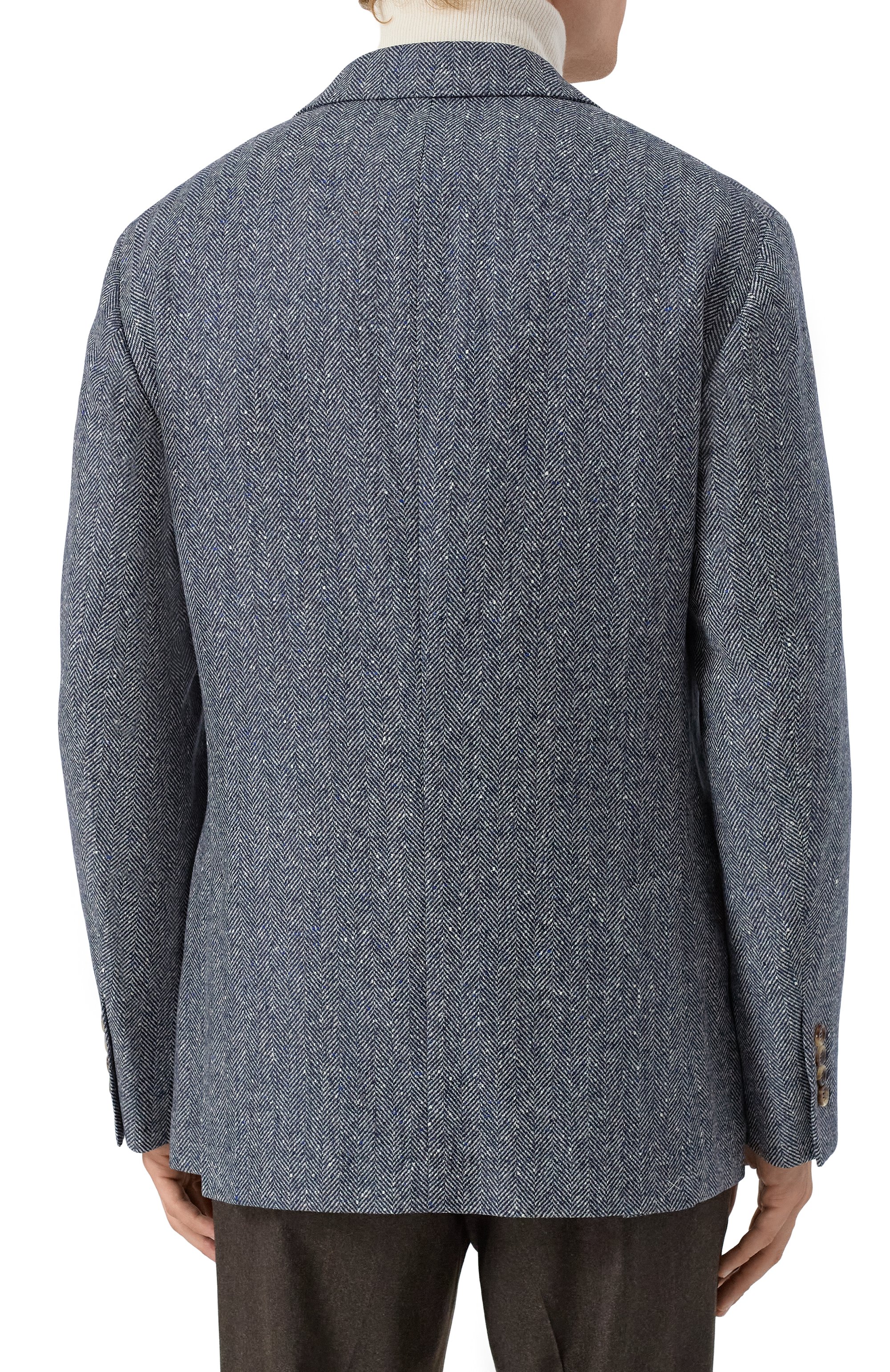 Пиджак из шерсти и кашемира BRUNELLO CUCINELLI, арт. MV4177BND, фото 5