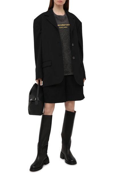 Хлопковая футболка ALEXANDER WANG, арт. UCC1211030, фото 2