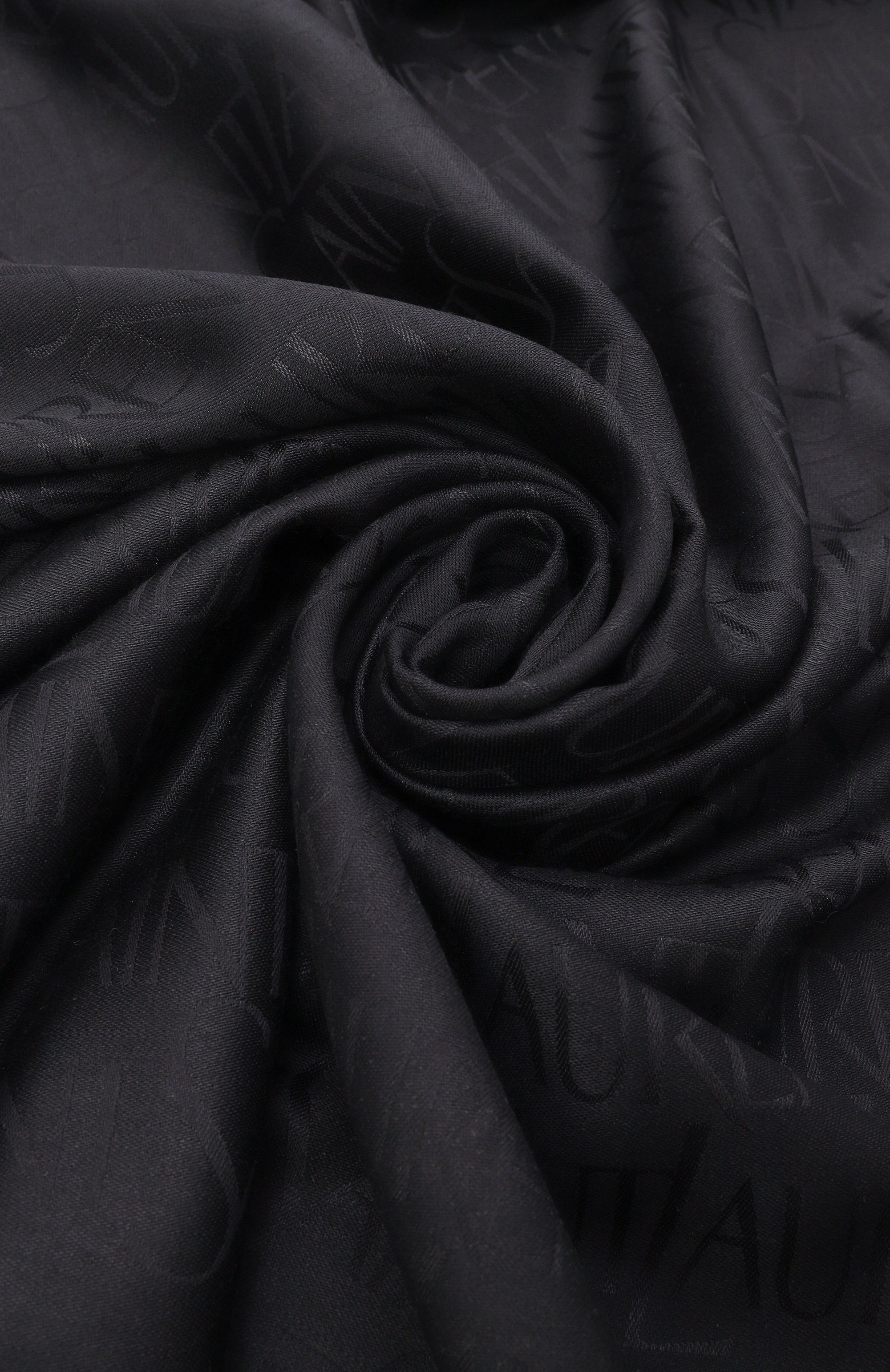 Шаль из шелка и шерсти SAINT LAURENT, арт. 737930/3YN21, фото 3