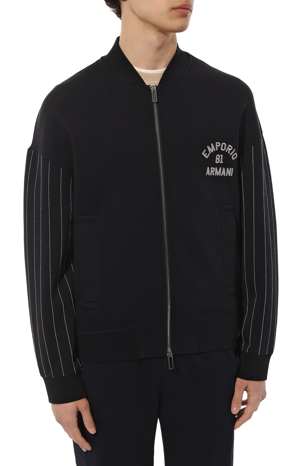 Хлопковая толстовка EMPORIO ARMANI, арт. 3R1MDG/1JHSZ,  фото 3
