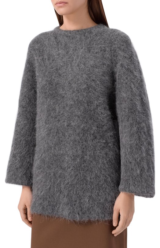 Шерстяной свитер Loulou de Saison MAE Серый  MAE Фото 3