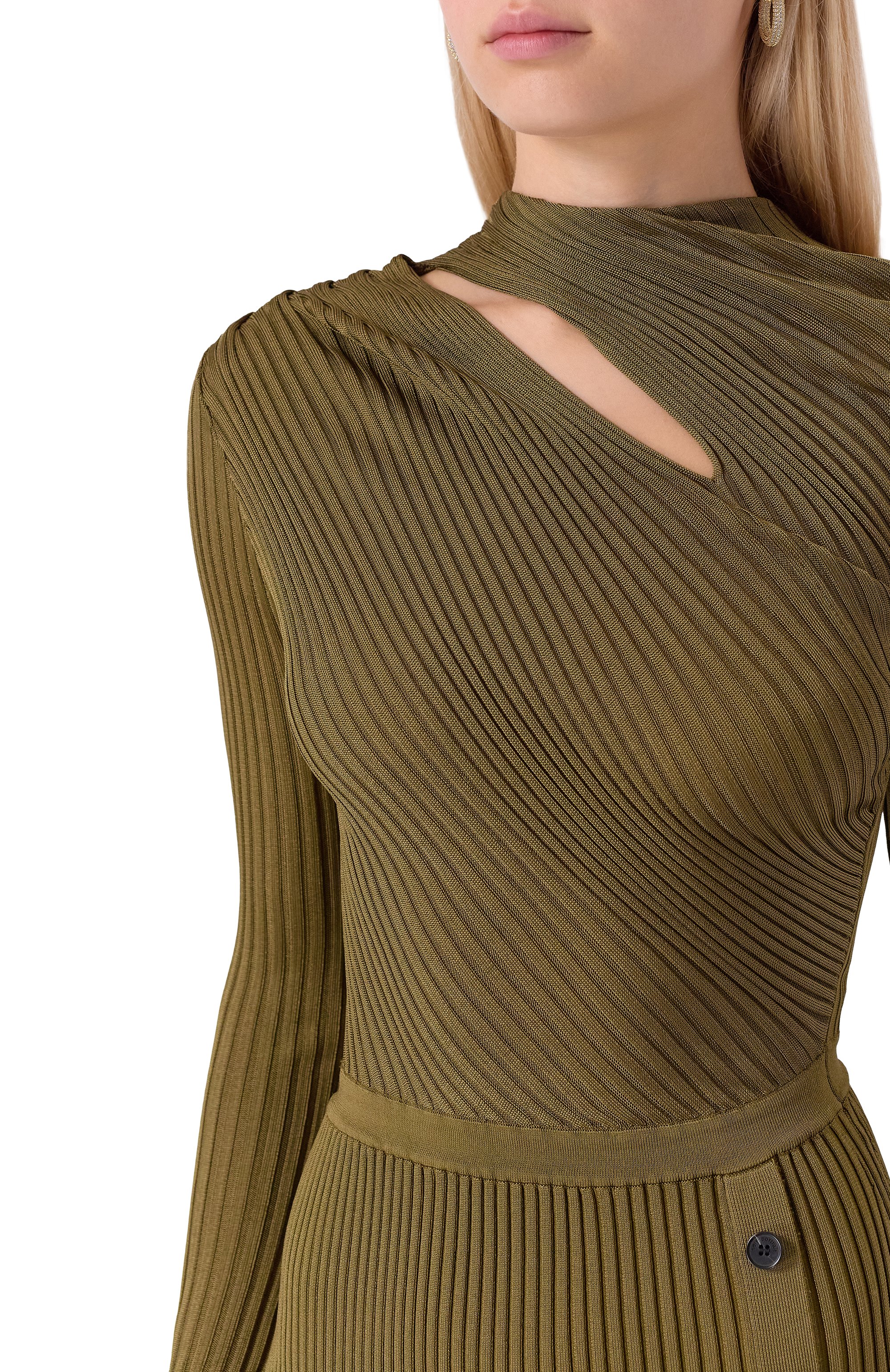 Платье из вискозы SELF-PORTRAIT, арт. PF25080SG, фото 5