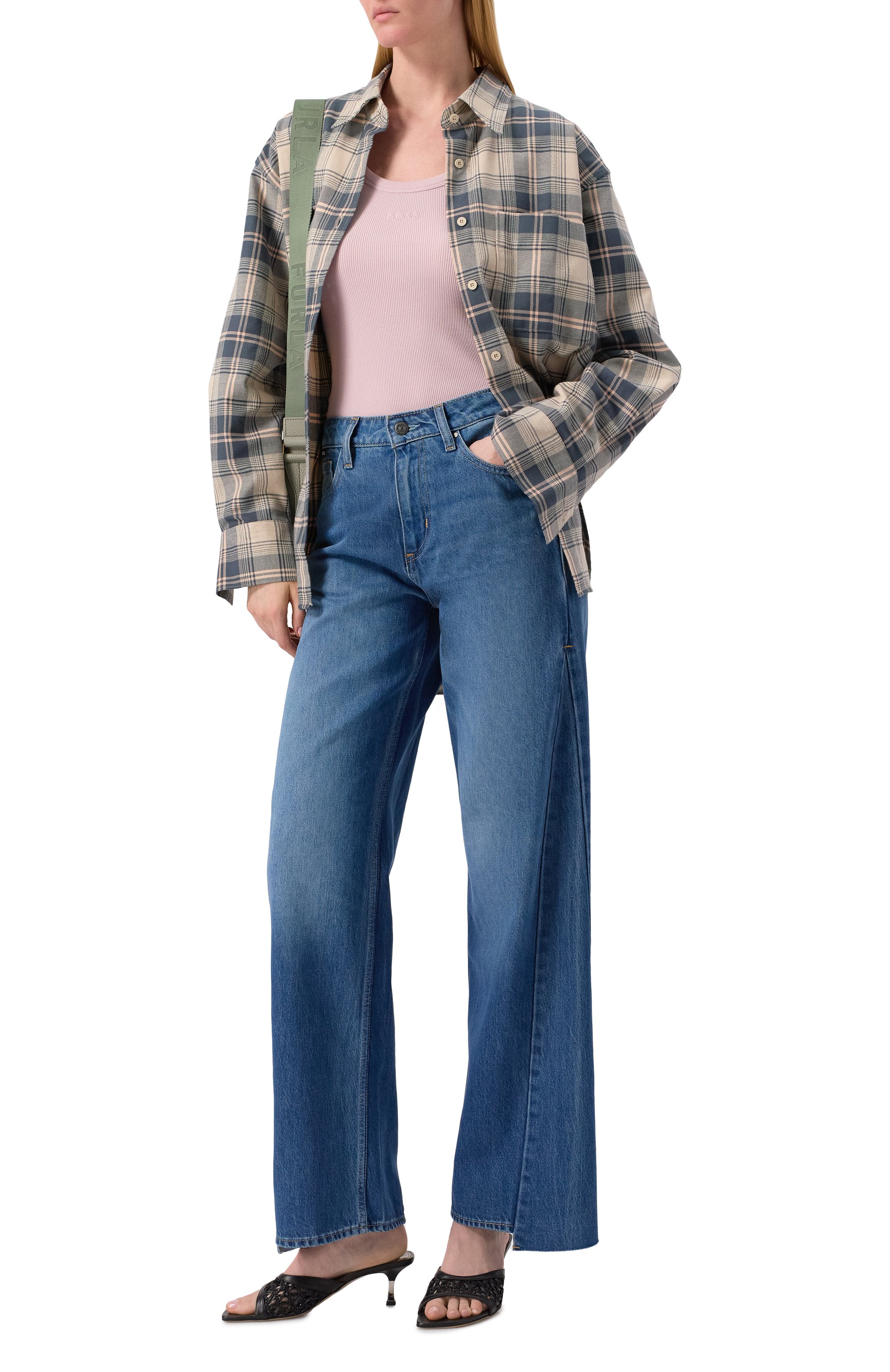 Хлопковая майка BOSS ORANGE, арт. 50504245, фото 2