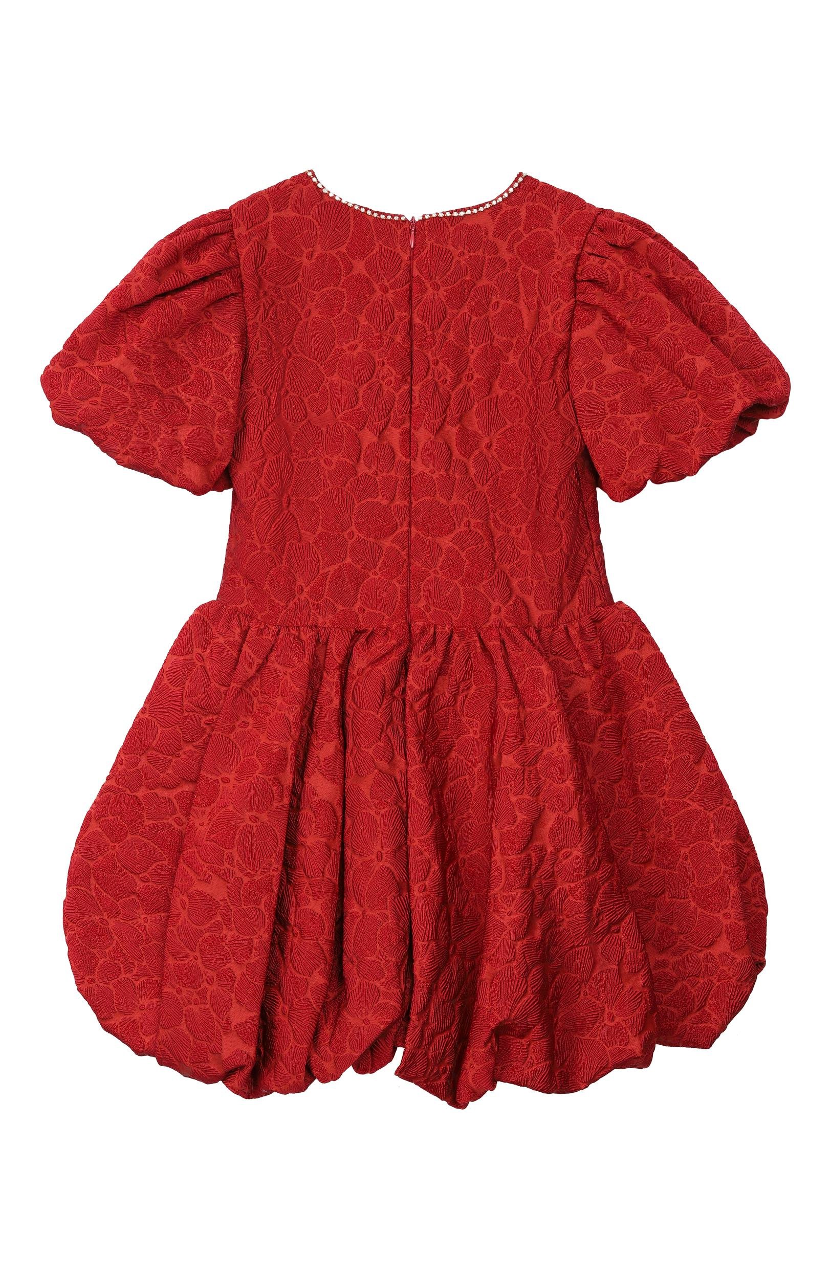 Платье DESIGNERS CAT бордового цвета по цене 49150 руб., арт. 100000K01002029_001, фото 2 Платье DESIGNERS CAT, арт. 100000K01002029_001, фото 2