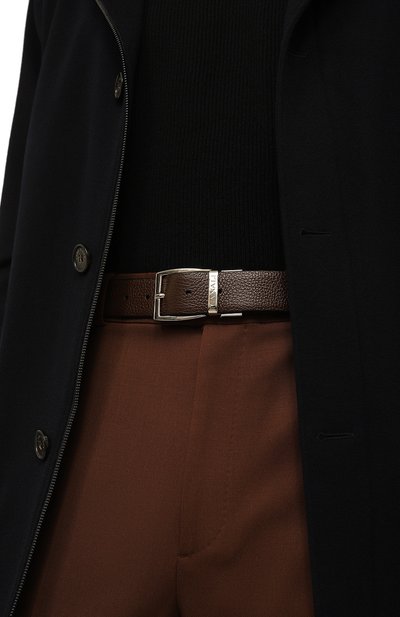 Двусторонний ремень CANALI темно-коричневого цвета по цене 29950 руб., арт. 50C/KA00107, фото 2 Двусторонний ремень CANALI, арт. 50C/KA00107, фото 2