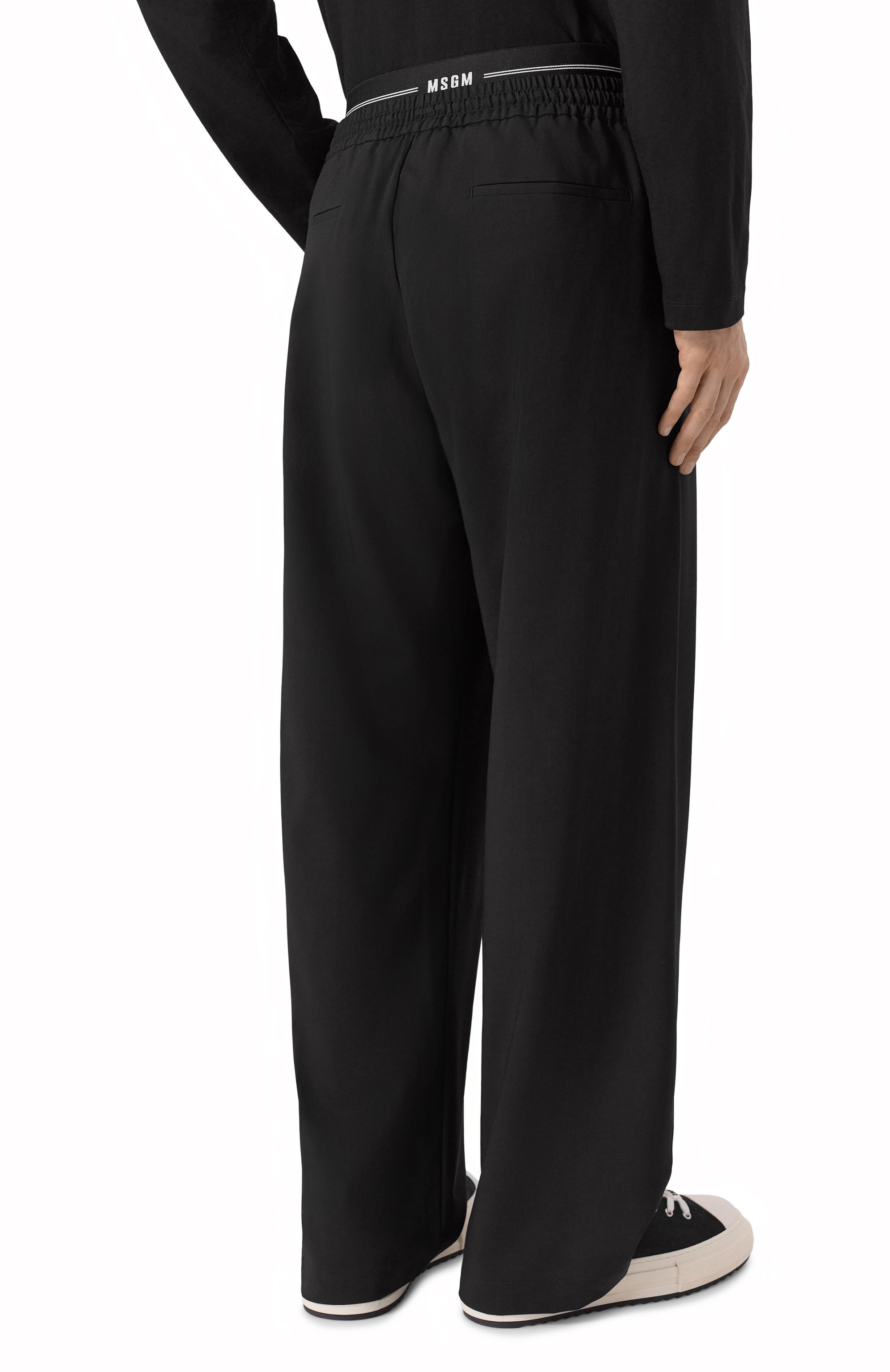 Шерстяные брюки MSGM, арт. 3940MP12/257605, фото 4