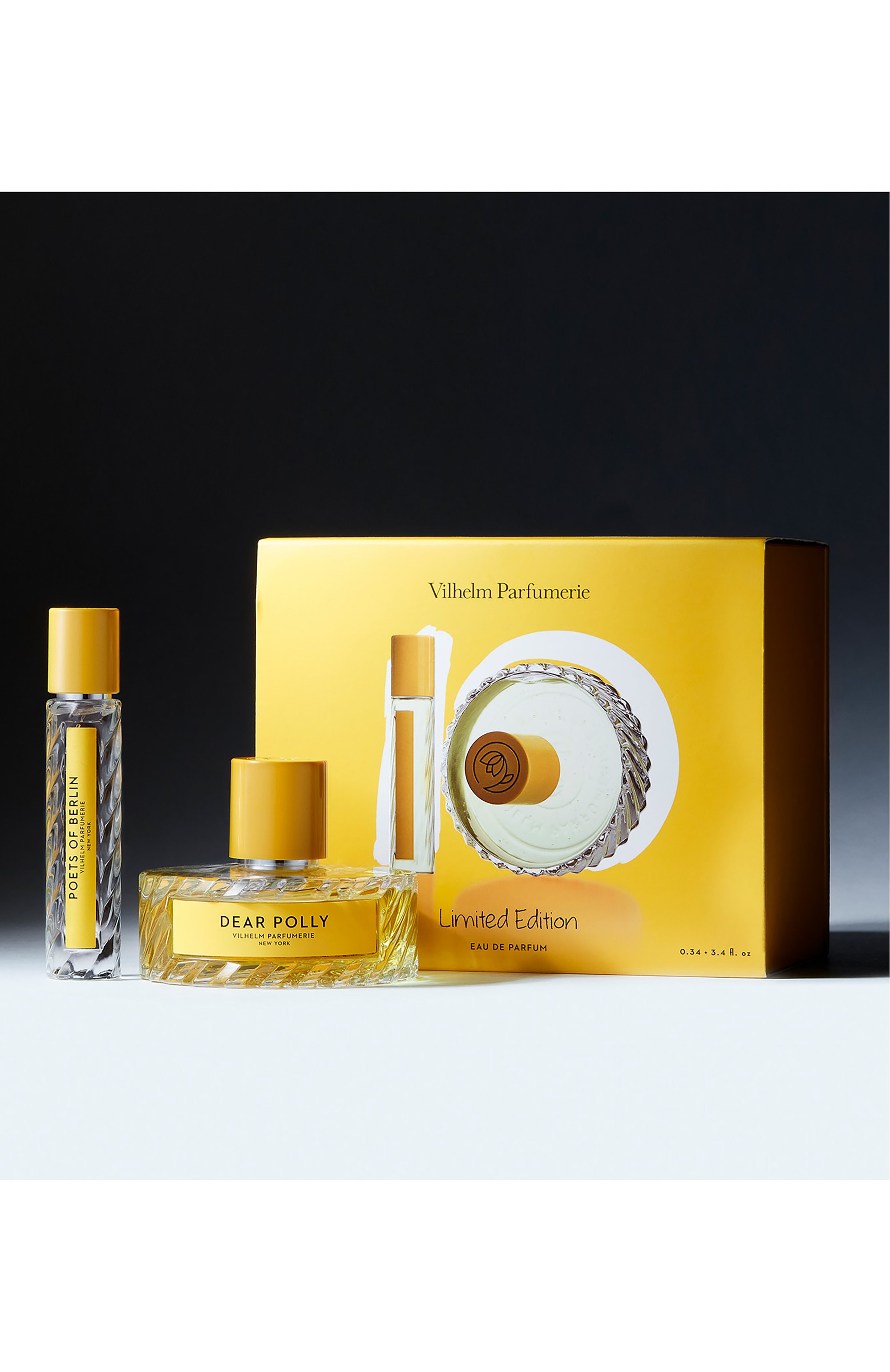 Парфюмерный набор 10th anniversary: dear polly+poets of berlin (100+10ml) VILHELM PARFUMERIE бесцветного цвета по цене 32500 руб., арт. VP110AN, фото 3 Парфюмерный набор 10th anniversary: dear polly+poets of berlin (100+10ml) VILHELM PARFUMERIE, арт. VP110AN, фото 3