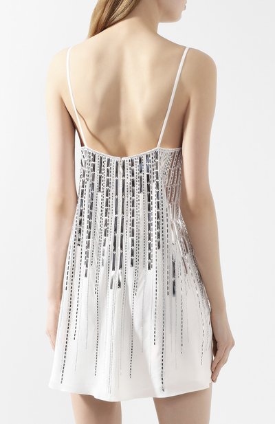 Шелковое платье BALMAIN, арт. TF06286/P040, фото 4