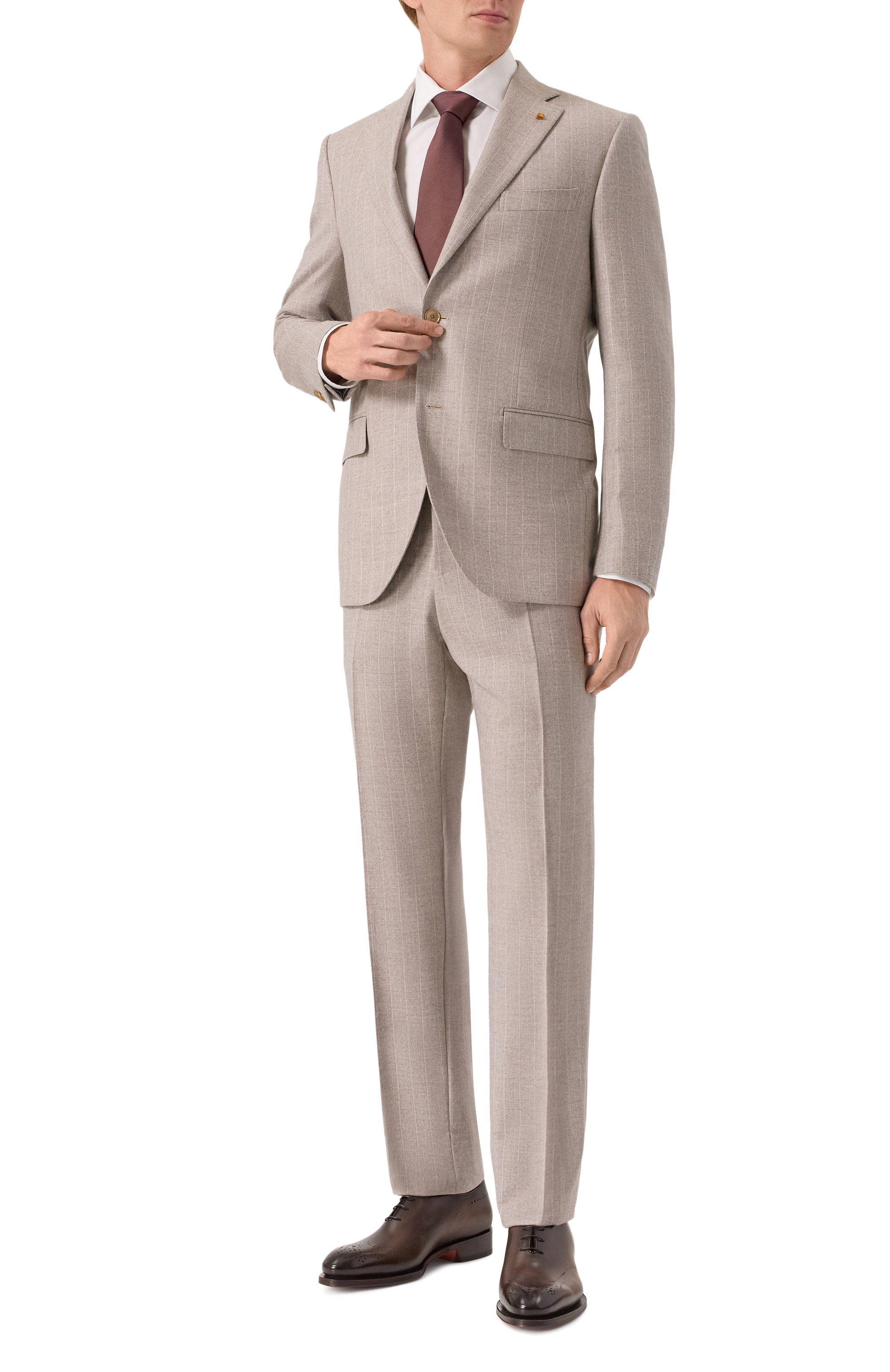 Кожаные оксфорды carter SANTONI, арт. MCCG18542MC8HRAG, фото 2