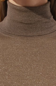 Водолазка из кашемира и шелка BRUNELLO CUCINELLI, арт. M41800063, фото 5