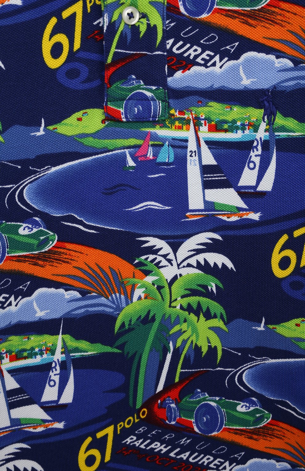 Хлопковое поло POLO RALPH LAUREN, арт. 323834887, фото 3