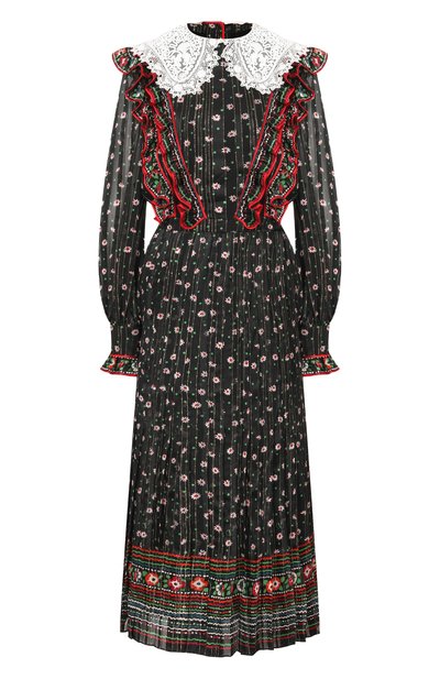 Женское шелковое платье VALENTINO, арт. 8B3VAGW0/9T3
