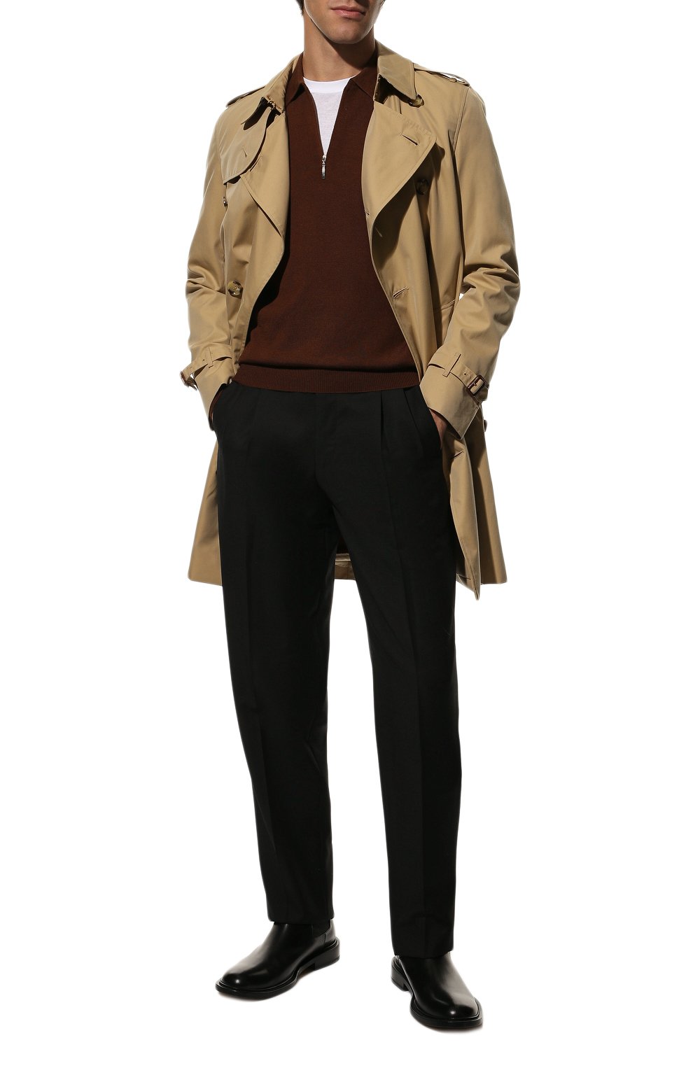 Хлопковый тренч BURBERRY, арт. 8028083, фото 2
