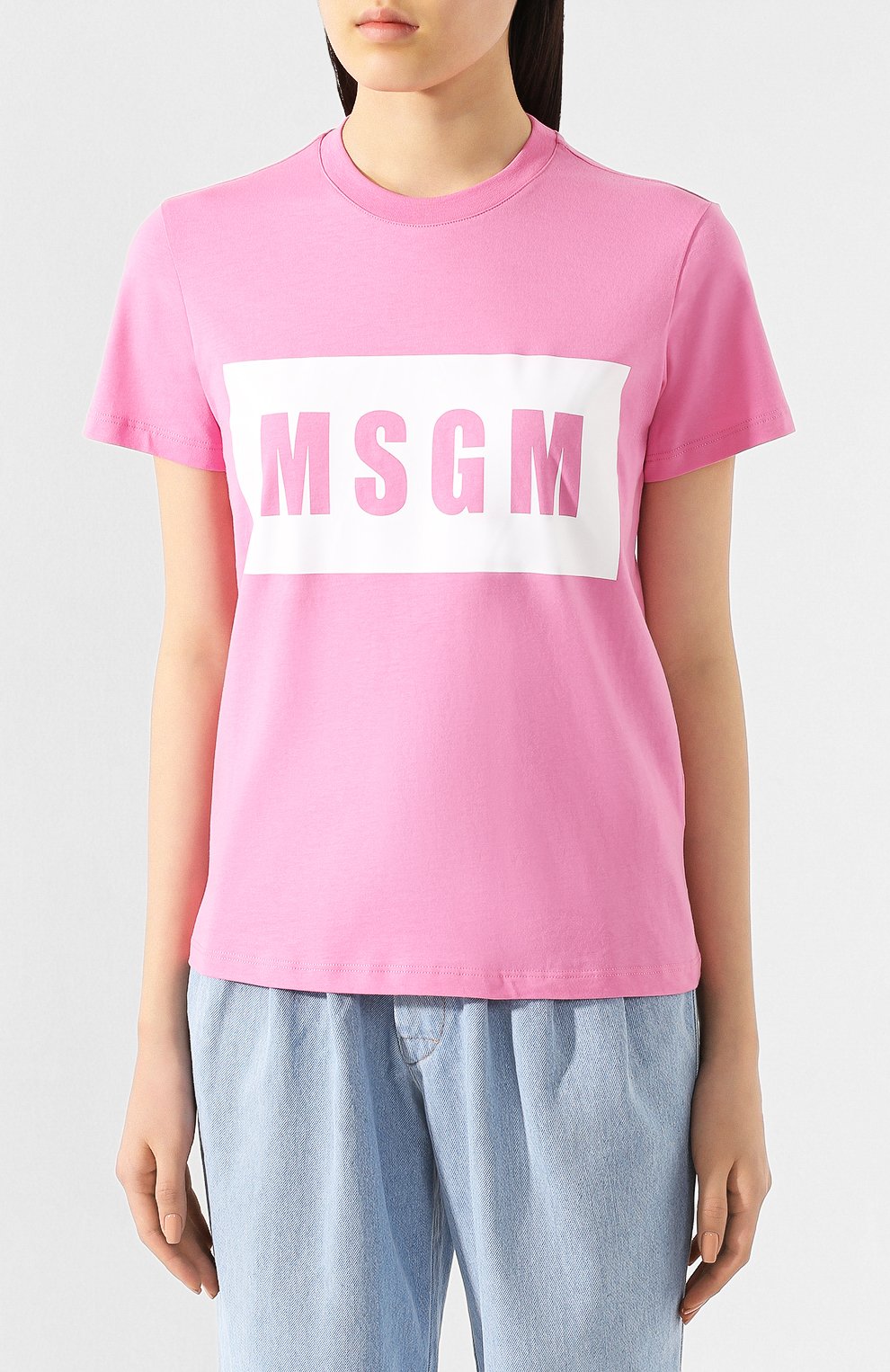 Хлопковая футболка MSGM, арт. 2841MDM95 207298, фото 3