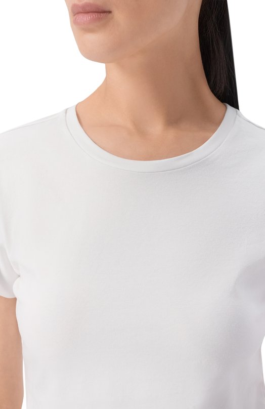 Хлопковая футболка Dorothee Schumacher 028304 Белый  028304 Фото 5