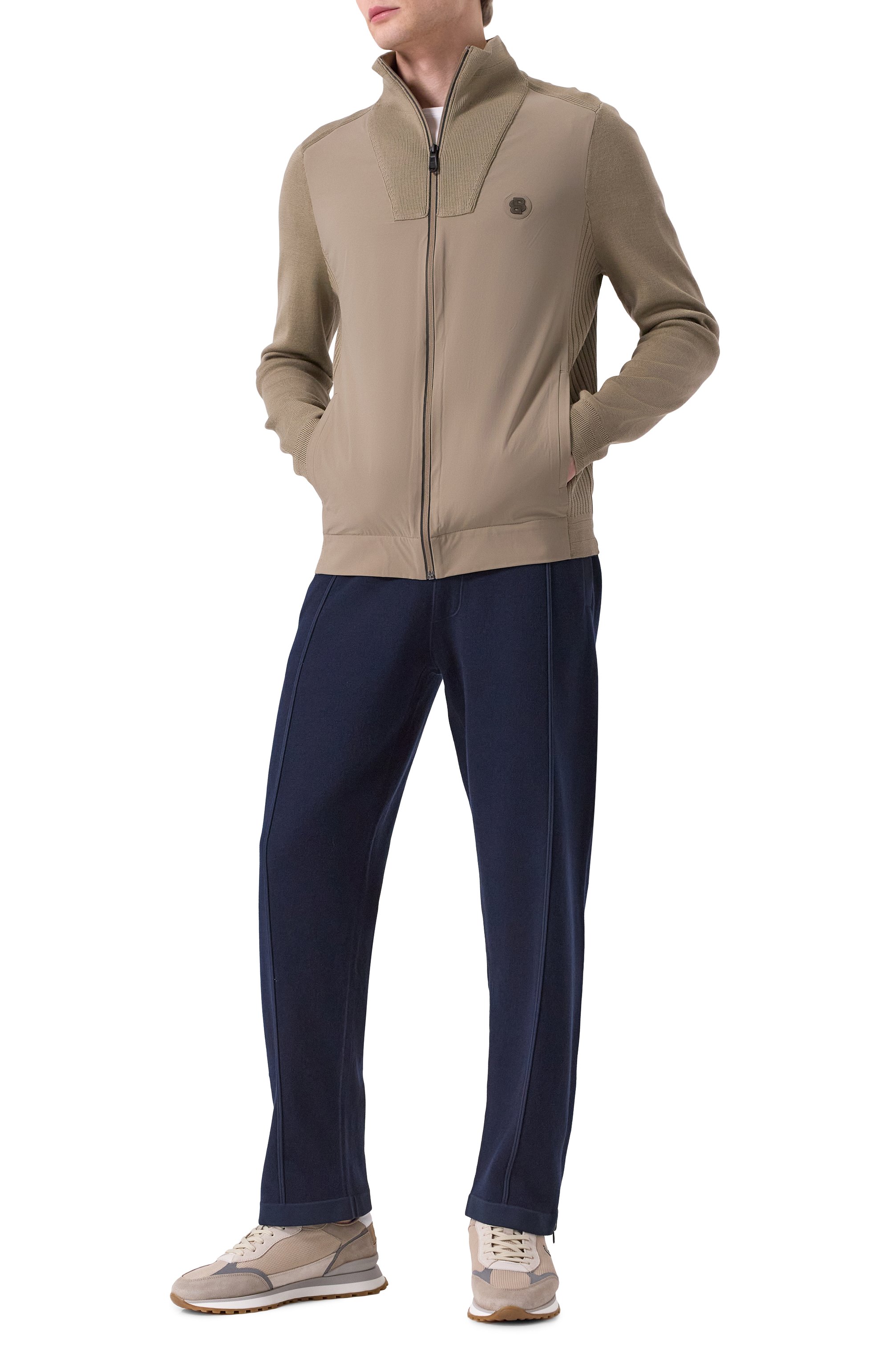 Комбинированный кардиган BOSS GREEN, арт. 50528940, фото 2