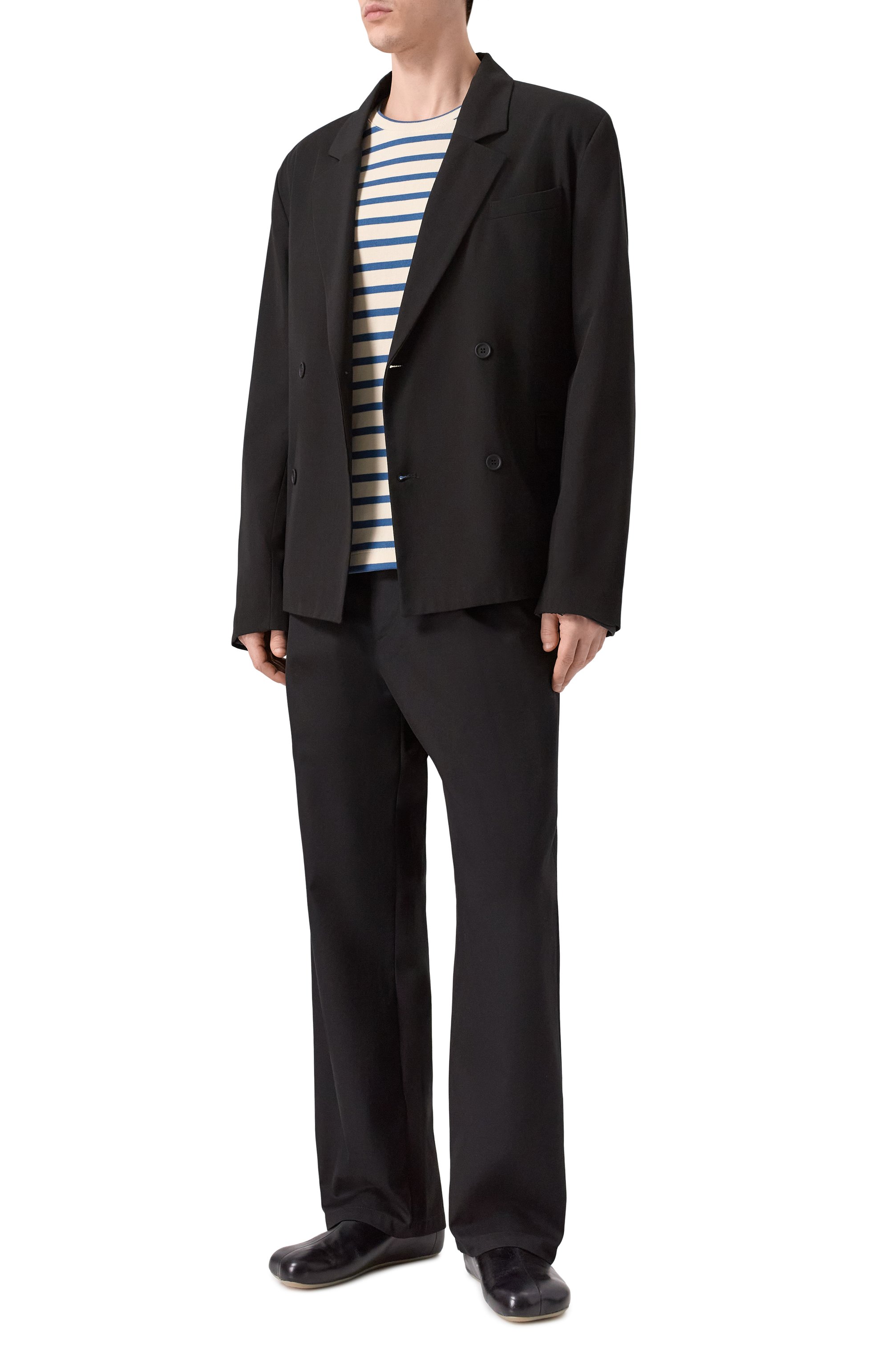 Хлопковый лонгслив JIL SANDER кремового цвета по цене 64300 руб., арт. J47NH0002/J46497, фото 2 Хлопковый лонгслив JIL SANDER, арт. J47NH0002/J46497, фото 2