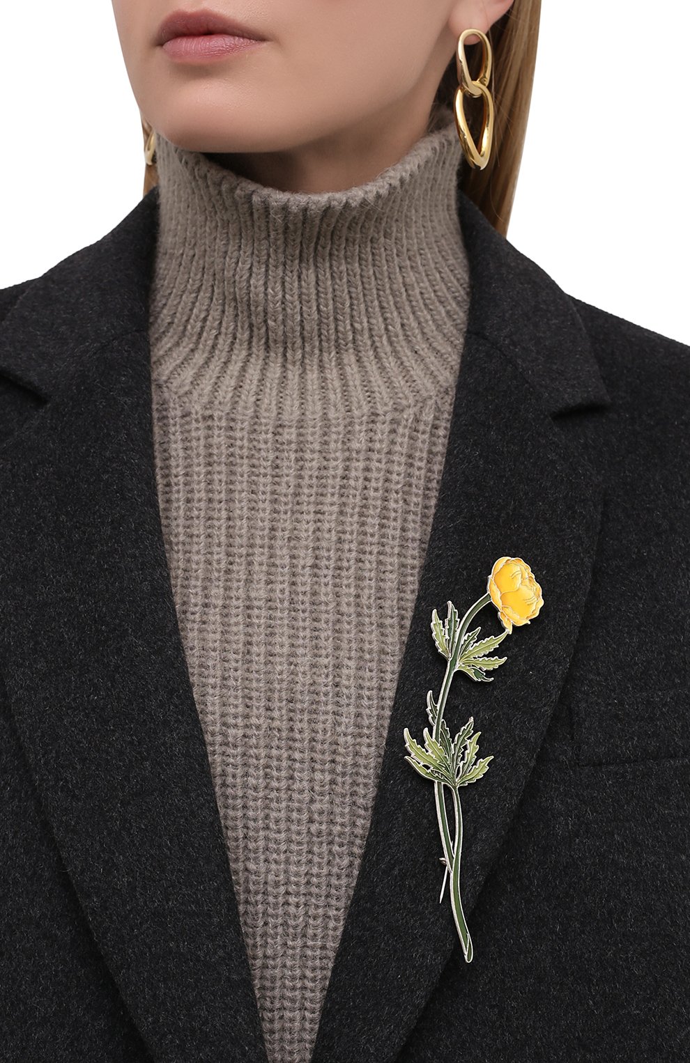 Брошь купальница РУССКИЕ САМОЦВЕТЫ, арт. 41495, фото 2