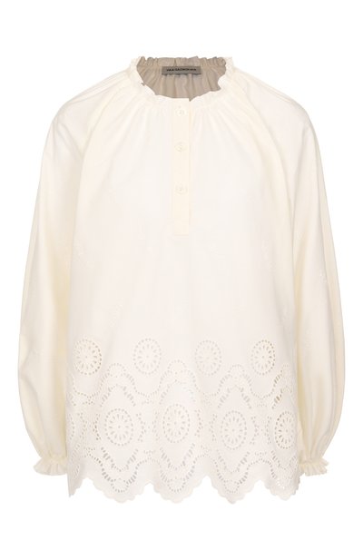 Женская хлопковая блузка VIKA GAZINSKAYA, арт. SS25-12208